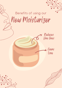 New Moisturizer Benefits Poster Image Preview