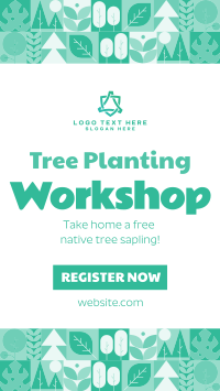 Tree Planting Workshop Facebook story Image Preview