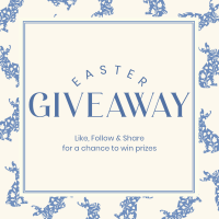 Blooming Bunny Giveaway Instagram Post Design