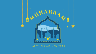 Islam New Year Facebook event cover Image Preview