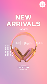 Girly Headphone Instagram Story Design