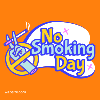 Quit Smoking Today Instagram Post Design