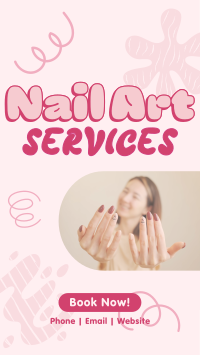 Nail Art Services Instagram Reel Image Preview