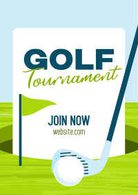 Simple Golf Tournament Flyer Image Preview