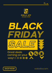 Excited for Black Friday Poster Image Preview