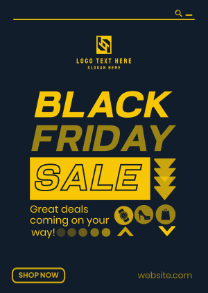 Excited for Black Friday Poster Image Preview