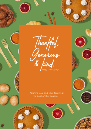 Thanksgiving Diner Flyer Image Preview