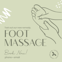 Foot Massage Instagram Post Design