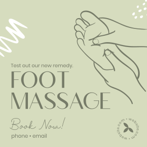 Foot Massage Instagram post Image Preview