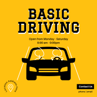 Basic Driving Instagram post Image Preview
