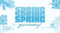 Spring Giveaway Facebook event cover Image Preview
