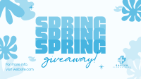 Spring Giveaway Facebook Event Cover Design