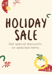 Holiday Sale Poster Design