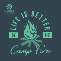 Camp Fire Instagram Post Design