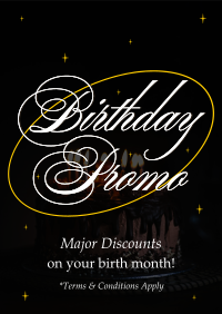 Birthday Promo Poster Image Preview