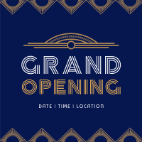 Art Deco Grand Opening Instagram post Image Preview