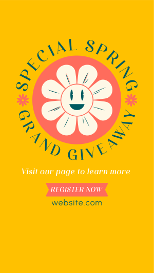 Spring Giveaway Facebook story Image Preview