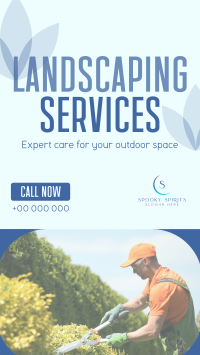 Professional Landscape Services TikTok Video Image Preview