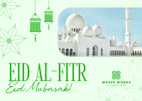 Eid Al Fitr Mubarak Postcard Image Preview