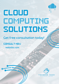 Cloud Computing Solutions Poster Image Preview