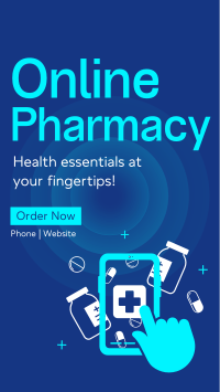 Online Pharmacy Services Instagram Reel Design