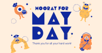 Hooray May Day Facebook ad Image Preview