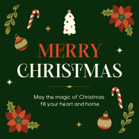 Holiday Christmas Season Instagram Post Design