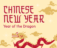 Year of the Dragon  Facebook Post Design