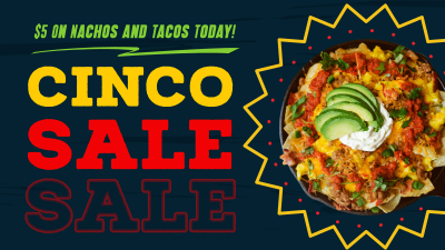 Cinco De Mayo Promo Facebook event cover Image Preview