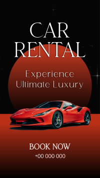 Lux Car Rental Instagram reel Image Preview