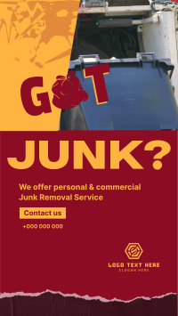 Junk Removal Service TikTok video Image Preview