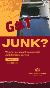 Junk Removal Service TikTok Video Image Preview