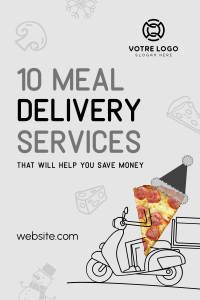 Holiday Pizza Delivery Pinterest Pin Image Preview