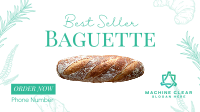 Best Selling Baguette Facebook Event Cover Design