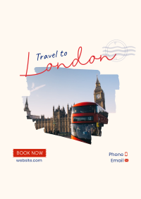 Travel To The UK Flyer Design