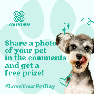 Cute Pet Lover Giveaway Instagram post Image Preview