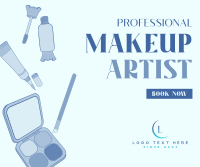 Makeup Artist for Hire Facebook Post Design
