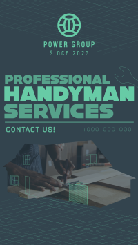 Modern Handyman Service Instagram Story Design