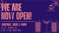 Quirky Bar Drinks Facebook event cover Image Preview