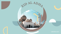 Eid Al Adha Shapes Facebook event cover Image Preview