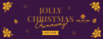 Jolly Christmas Giveaway Facebook cover Image Preview
