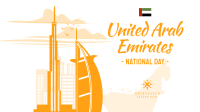 UAE National Day Facebook Event Cover Image Preview