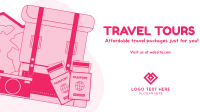 Travel Packages Facebook Event Cover Design