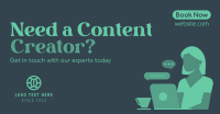 Need Content Creator Facebook ad Image Preview