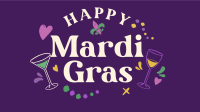 Mardi Gras Toast Facebook Event Cover Preview