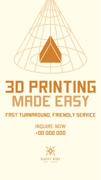 3D Printing Service Instagram Reel Image Preview