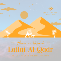 Blessed Lailat al-Qadr Linkedin Post Image Preview