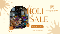 Holi Sale Facebook Event Cover Design