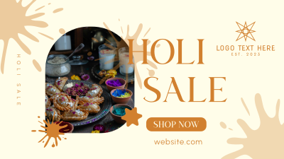 Holi Sale Facebook Event Cover Image Preview