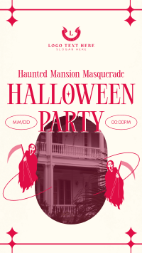 Modern Halloween Party TikTok Video Design